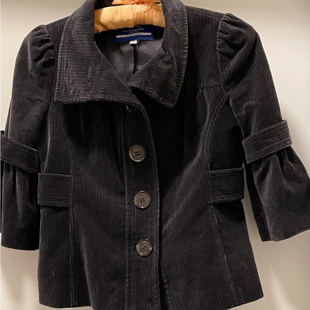 Burberry Pin striped black jacket size S.